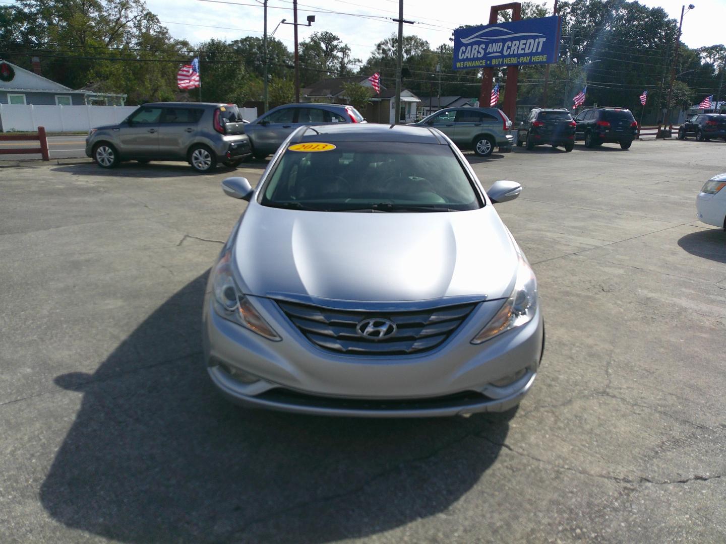 2013 SILVER HYUNDAI SONATA LIMITED; SE (5NPEC4AC5DH) , located at 1200 Cassat Avenue, Jacksonville, FL, 32205, (904) 695-1885, 30.302404, -81.731033 - Photo#0